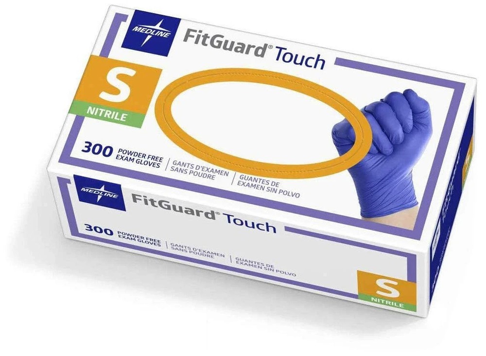 300 Blue Medical Grade Protective Nitrile Gloves Powder Free Size Small