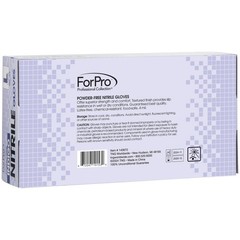 ForPro Disposable Nitrile Gloves, 4 Mil, Indigo, Large, 100~Count
