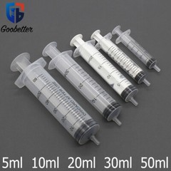 Syringes 5ml 10ml 20ml 30ml 50ml Plastic for Thick Glue Ink Crafts Dispensing