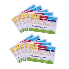 Dental Absorbent Paper Point/Gutta Percha Points Taper 0.02/0.04/0.06 F1 F2 F3