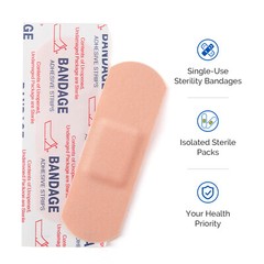 100pcs/box Adhesive Bandages Fabric Individuall Sterile Packaged Stretch Cloth