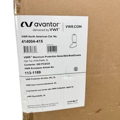 VWR 414004-415 Maximum Protection None-Skid BootCovers Ankle Elastic XL 200 PCS