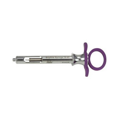 Miltex Integra 76-43 Cook-Waite GripRite Aspirating Syringe Petite Purple Grips