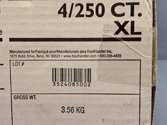 (1000 Gloves) FoodHandler Thinsense 103-TS18-BLU Nitrile Powder Free XL Blue