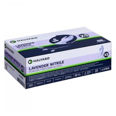 *2,500-Gloves* Halyard Lavender Powder-Free Nitrile Medical Exam X-Small 52816