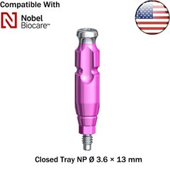 US Dental fits Nobel Biocare Active Impression Transfer Coping Close Tray NP/RP