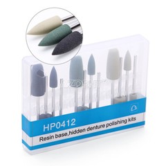 Dental Composite Polishing Kit Resin Ceramics Porcelain Kit RA/HP Diamond System