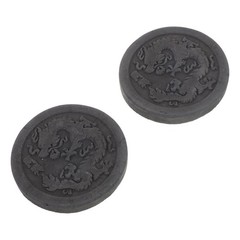 2Pcs Reusable Chinese Han Brick Mold for Craft DIY Rubbing Kit Black Color