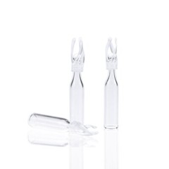 1000Pcs 250uL Clear Glass Micro Inserts+Plastic Spring for for 2mL 9-425 Vials