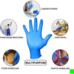 High-Quality Nitrile Gloves Food Handling Cleaning Tattoo Mechanic Use 100 Count