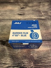 JMU Dental/Tattoo Barrier Film Blue 4″x6″ Sheets new in box