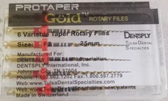 12 Packs Dentsply ProTaper Gold Rotary Files F1,F2,F3,S1,S2,SX-F3 21MM/25MM/31MM