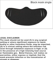 Bella+Canvas Bellacanvas Lightweight Fabric Face Cover St323