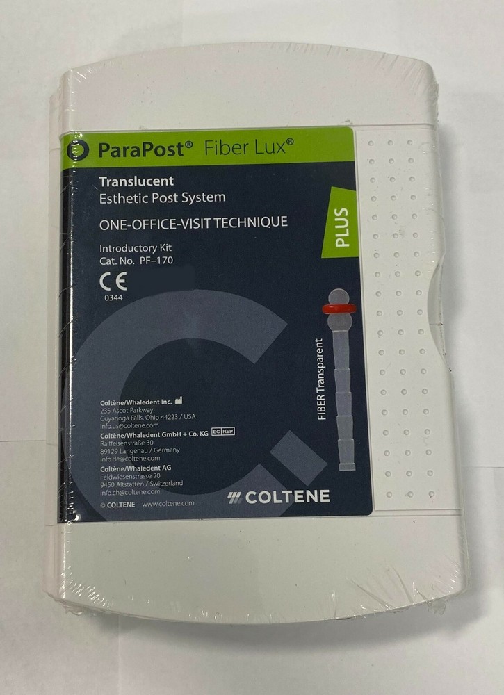 *1-Pack* Coltene ParaPost Fiber Lux Translucent Esthetic Post System Kit PF-170