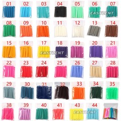 Dental Orthodontic Ligature Ties + Elastic Power Chain Long Short Close 44 Color