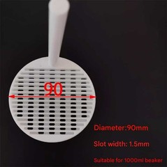 High Temperature Resistant PTFE Cleaning Rack for Lab Glass Beaker Cleaning