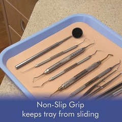 12 Pink Dental Plastic Instrument Trays, Size B Autoclavable (Individual Sealed)