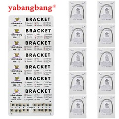 Ortodoncia Dental Brackets Metal Roth/MBT 345Ganchos /Niti arco alambre elástico