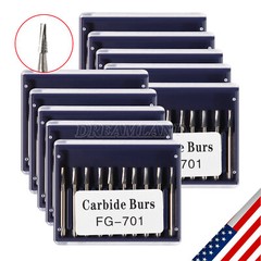 SUPÉR Carbides FG701, Friction Grip, Made in China 100 burs