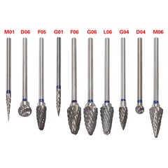 10 Pcs HP Tungsten Steel Carbide Cutter Dental Denture Burs Lab Drill Polisher P