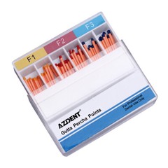 AZDENT Dental Endodontic Gutta Percha Points for Root-Canal Obturation F1 F2 F3