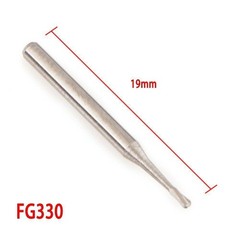 100 FG 330 Carbide Dental Burs High Speed Handpiece Friction Grip Drill Bits New