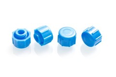 Dispense All – Easy Grip Syringe Tip Cap – Luer Lock, Blue, Non-Sterile