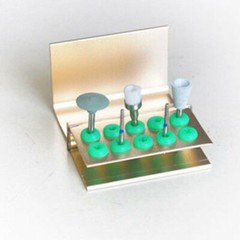 1件牙科支架块带盖高压灭菌器消毒盒10/16/24孔-