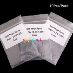 10/100 Pcs Dental Ortho Torquing Torque Rectangular Spring Anterior Teeth Wires