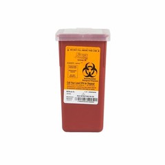 1 Quart Sharps Container Biohazard Needle Disposal Tattoo – SHIPS FREE!
