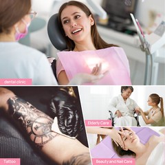 JMU 3-Ply Dental Patient Bibs 50-500pcs Disposable Waterproof Tattoo Bibs 13″x18