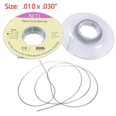 1Roll Dental Orthodontic Niti Open Coil Spring Spool .010 Inch 914mm SA