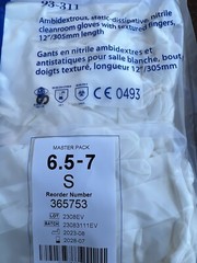 Ansell Nitrilite 93-311 Clean Nitrile Gloves 100 Count Powder Free 5.1 mil Lot
