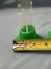 Vintage Sibata 100ml Lab Glass Graduated Cylinder With Spout TC20C Taiwan 57