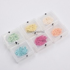 100 Pcs/Box Dental Fixing Wooden Wedges Disposable Contoured Matrices Wedge 11mm