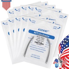 AZDENT Dental Orthodontic Super Elastic NITI Arch Wire Round Ovoid/Nature Form