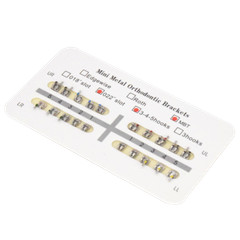 Dental Orthodontic Bracket Mini Standard MBT Roth.022 3 4 5 Hook MIM Monoblock