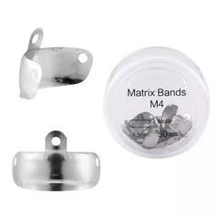 50Pcs/box Dental Sectional Matrix Bands M4 Metal Sectional Contoured Matrice