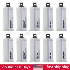 10* Dental MEDIUM BODY FAST SET VPS PVS Impression Material 50ML Cartridges