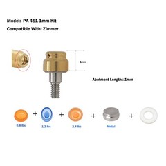 Zimmer Dental Locat0r Implant Abutment Screwdriver,Locat0r Core Tool,Male Cap