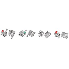 20pcs/pack Metal Dental Orthodontic Brackets Braces Mini-MBT/Roth.022 Hook 3 4 5