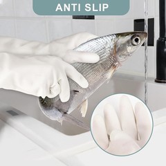 Medium Nitrile Cleaning Gloves – 15 Inches of Skid-Resistant Comfort & Strength