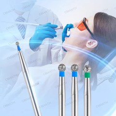 Dental Diamond Burs Dentistry Strawberrie FG 1.6mm Polishing Bur For High Speed
