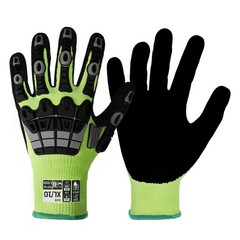 Work Gloves Men Women, A5 Cut Resistant Gloves, Impact Gloves, Heavy Duty Wor…