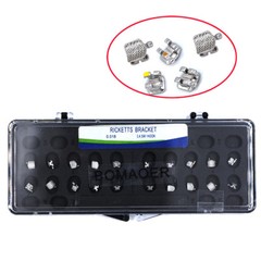 CE FDA Certified Dental Orthodontic Ricketts Bracket 0.018 Mental 20pcs/pack US