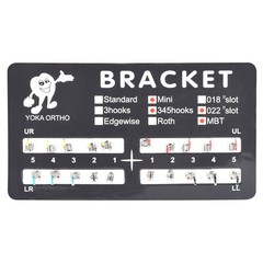 20pcs/pack Dental Orthodontic Brackets Metal Braces Mini-MBT 022 Hooks 3-4-5/3