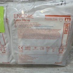 ENCORE Latex MICRO Surgical Gloves Sterile *25 Pair* Size: 7.5 *See Date*3-25