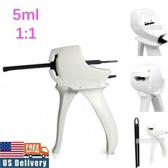 5ml 1:1 Dental Activa Spenser Type Dispenser Gun For Automix Syringes Cement Gun