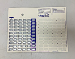 Box Of 250 Omnicell SUREMed 60-Days Coordinating Blisters #300-09