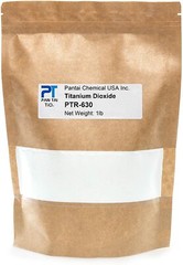 Titanium Dioxide Cosmetic Grade Pigment Colorant Resealable Pouch PTR-630 16 oz